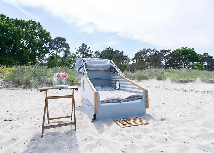 Tente de luxe Schlafstrandkorb Nr. 4 *