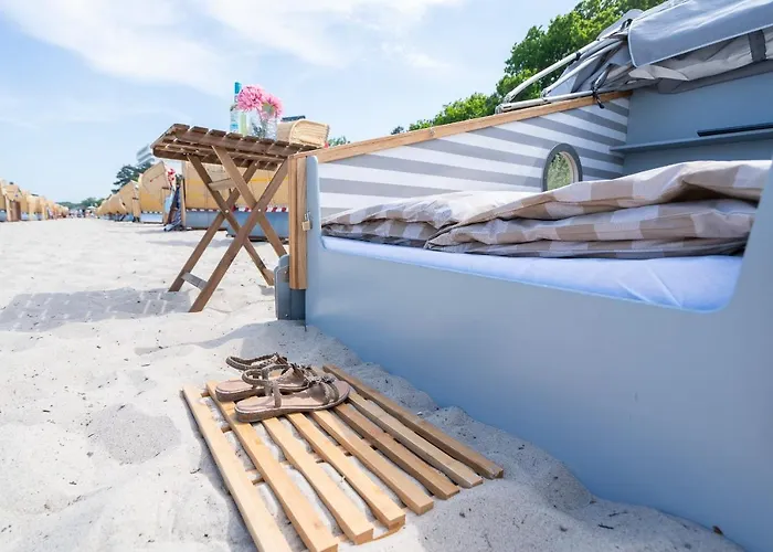 Tente de luxe Schlafstrandkorb Nr. 4 *