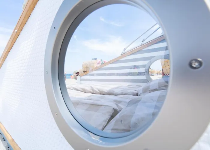 Schlafstrandkorb Nr. 4 Tente de luxe *